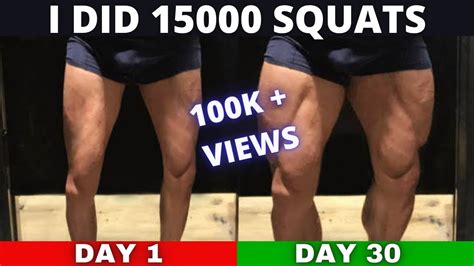 500 bodyweight squats a day|YouTube.